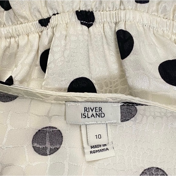 COPY - Polka Dot Satin Blouse - Picture 5 of 9